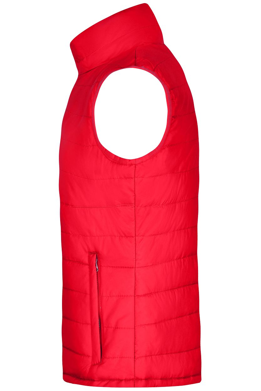 Men's Padded Vest "JN1136" in Red, Größe 3XL - Daiber