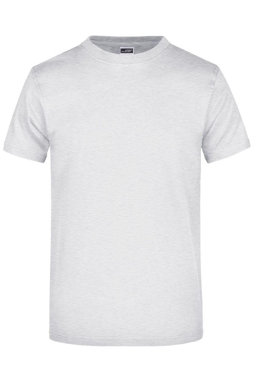 Round-T Heavy (180g/m²) "JN002" in Ash, Größe 5XL - Daiber