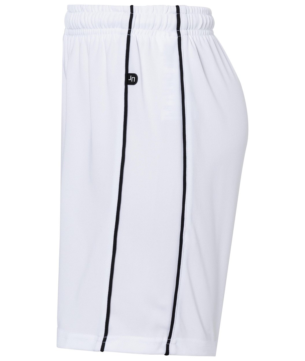 Basic Team Shorts Junior "JN387K" in White/Black, Größe 2XL - Daiber