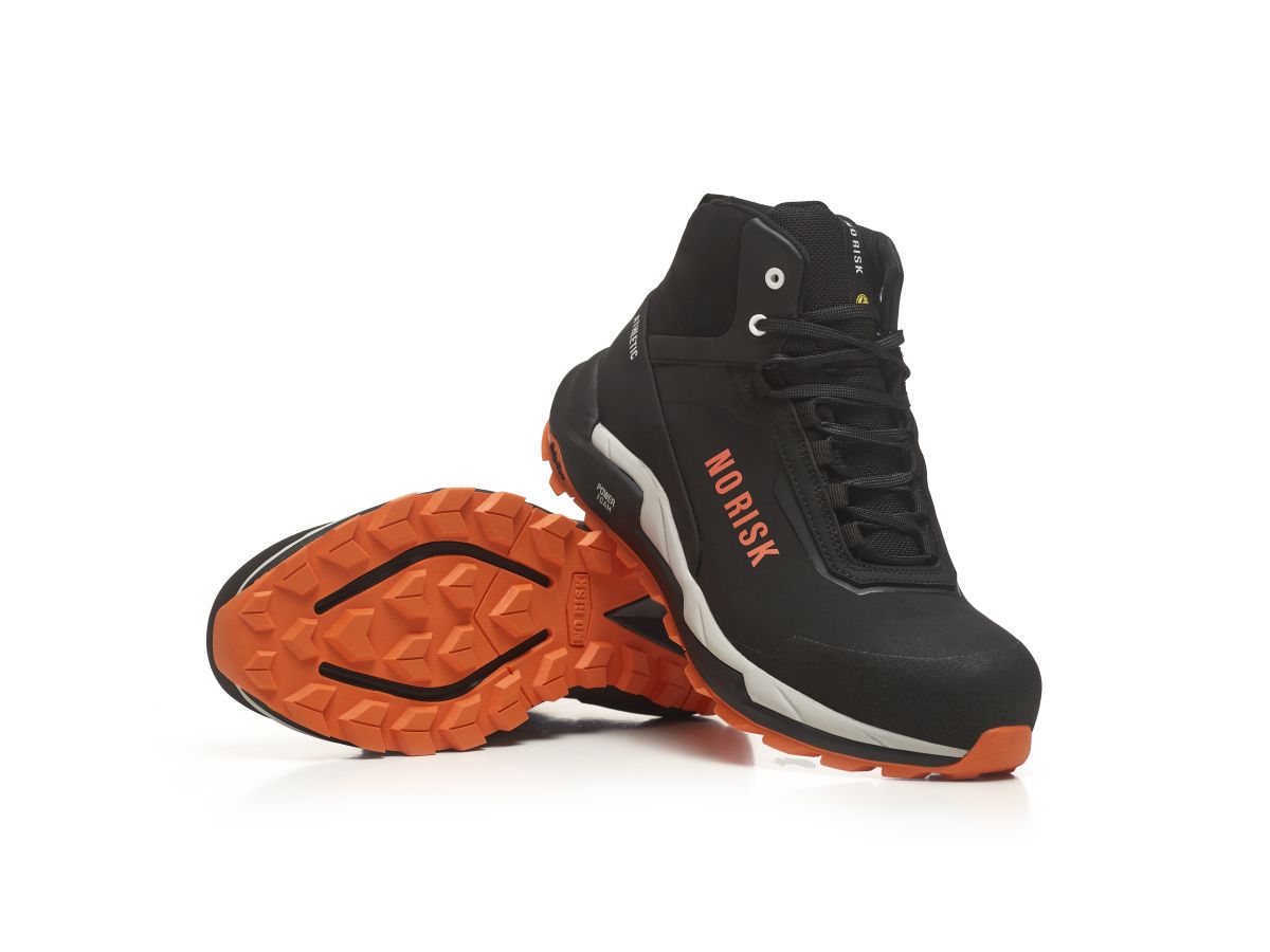 NORISK Stiefel ATHLETIC MID STX ORANGE in Schwarz, Größe 39