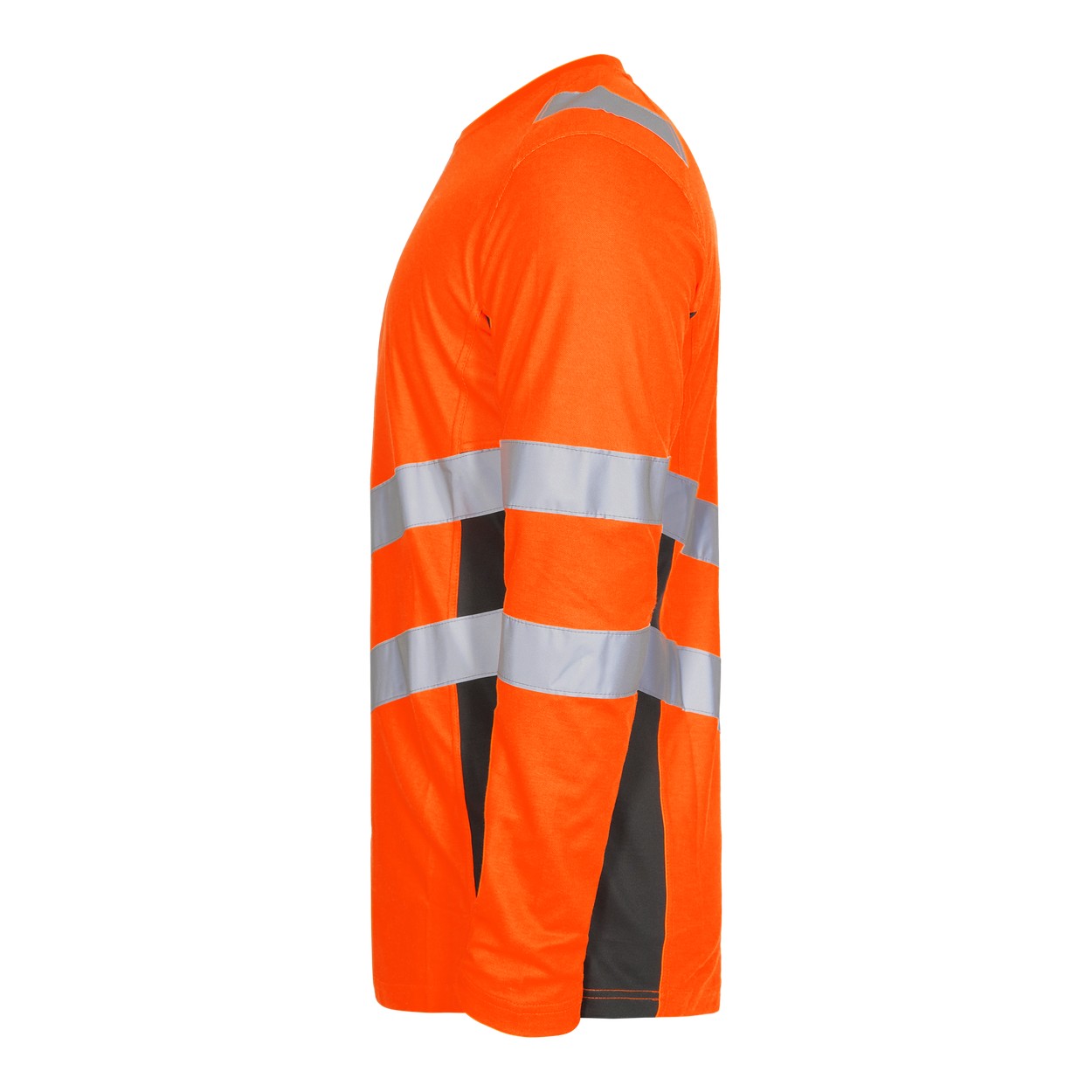 ENGEL Safety Langarm-Shirt in Orange/Anthrazit Grau, Größe XS