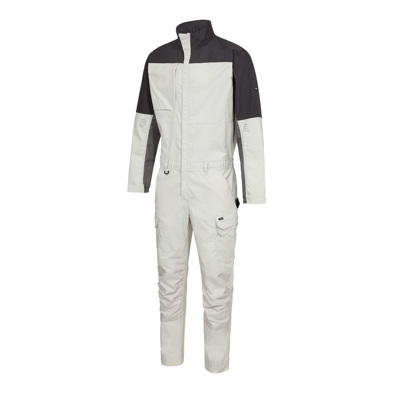 ENGEL Entire Overall mit 2-Wege-Stretch in Bone White / Anthracite Grey, Größe XS