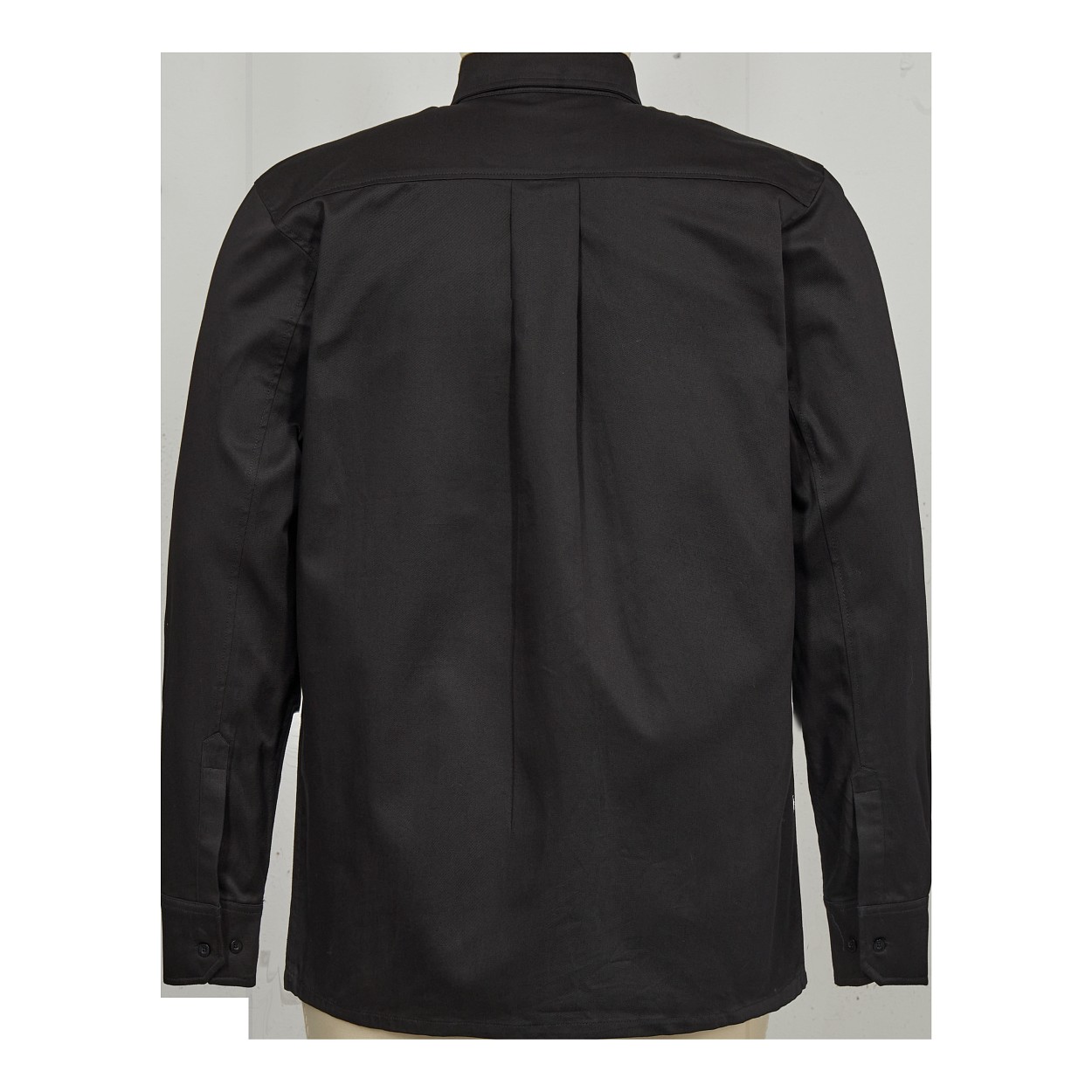 ENGEL Extend Baumwolle Hemd in Schwarz, Größe 2XL