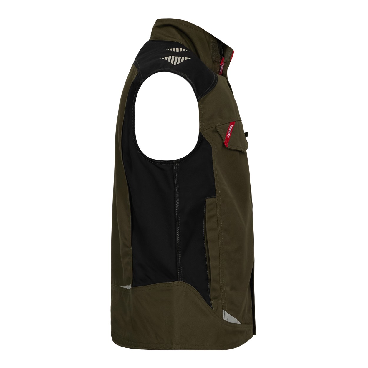 ENGEL Galaxy Serviceweste in Forest Green/Schwarz, Größe XS