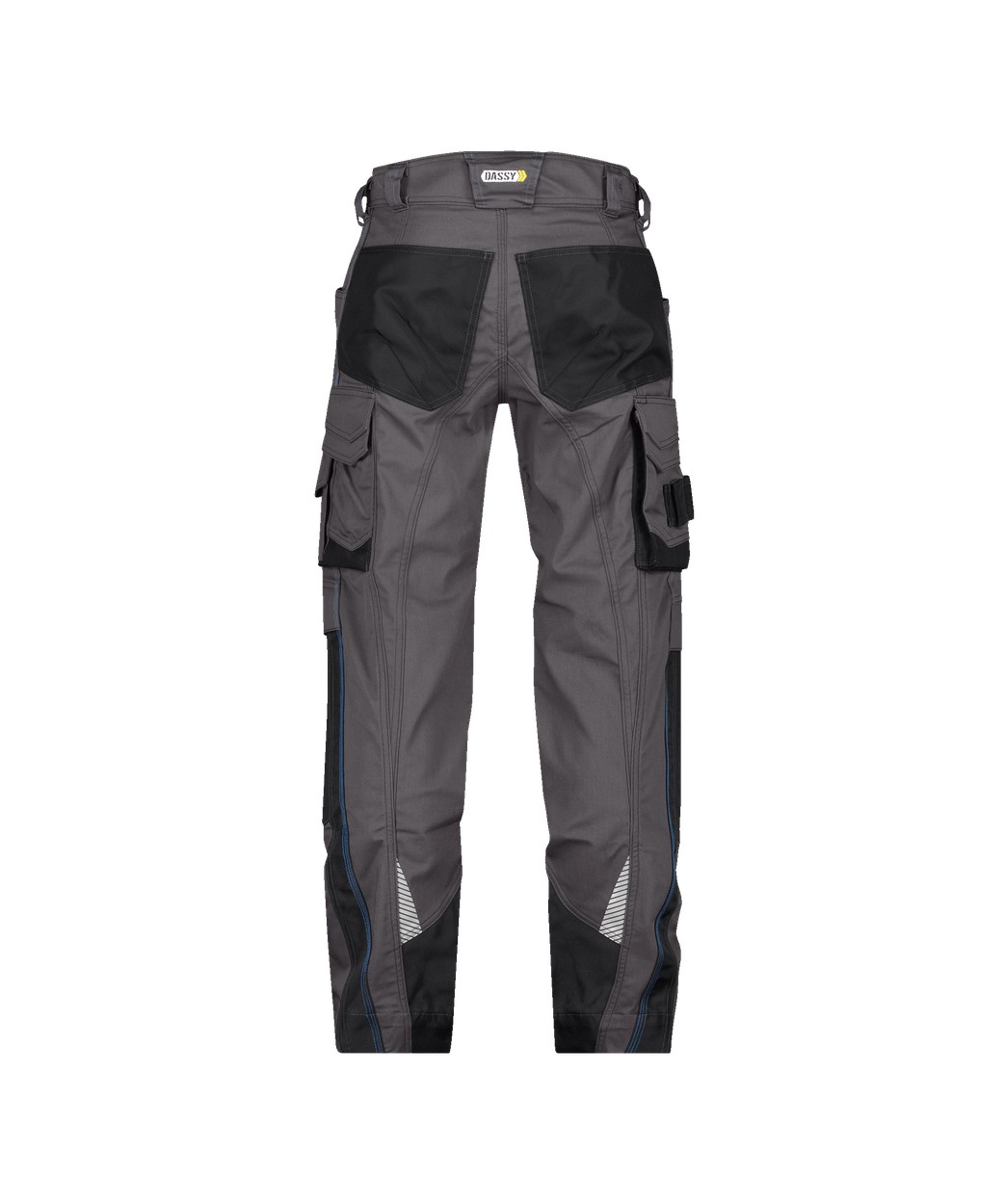 Arbeitshose mit Kniepolstertaschen "DASSY® Nova" in ANTHRAZITGRAU/SCHWARZ, Größe 58 - kurzer Schritt PESCO63