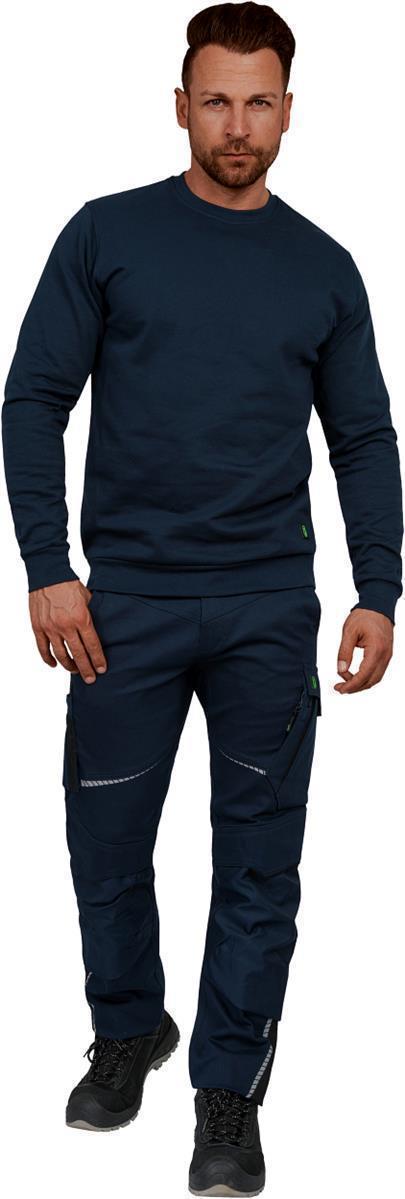 Rundhals-Sweater "Alex" Classic Line Marine LWSR, Gr. 2XL von Leibwächter