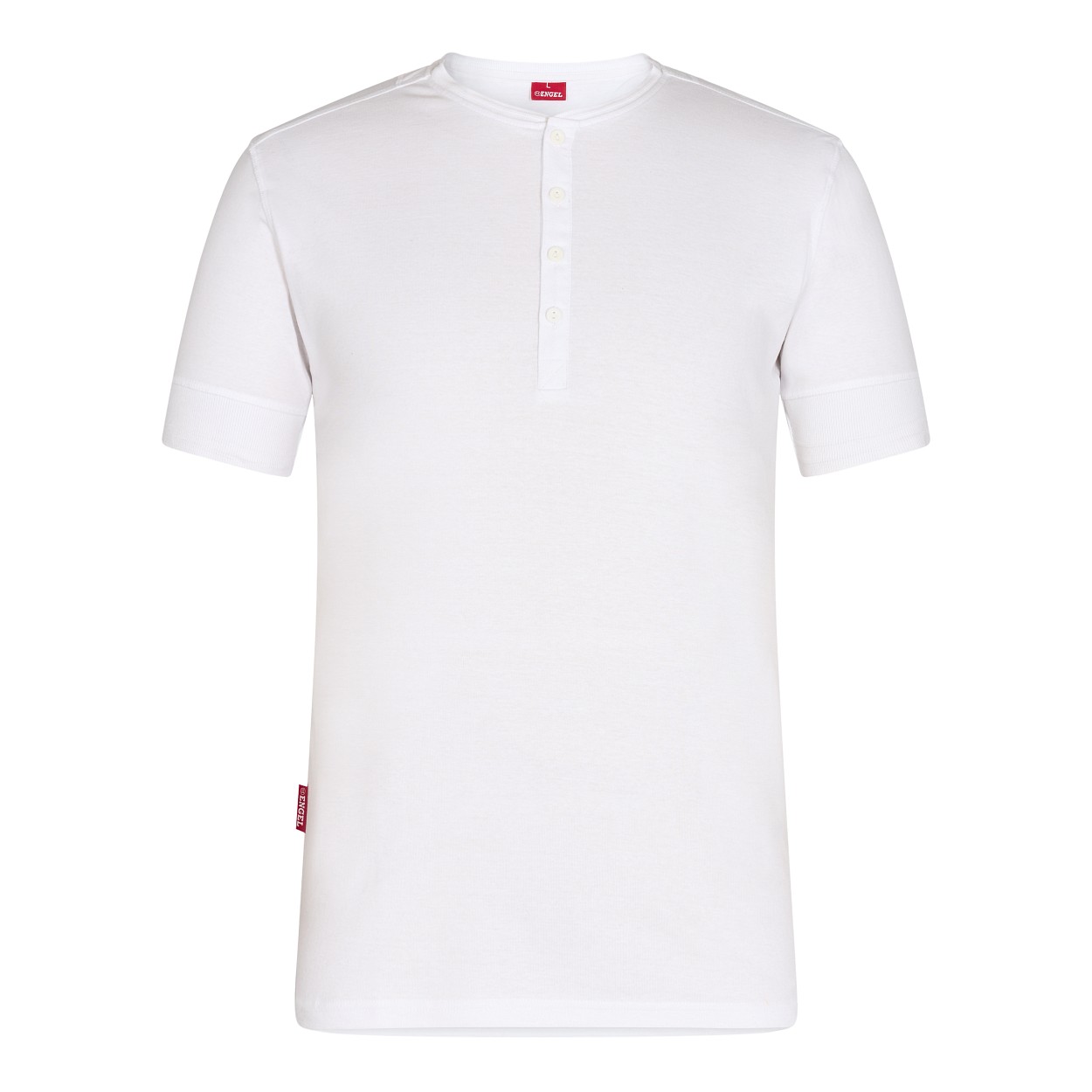 ENGEL Extend Grandad T-Shirt in Weiss, Größe 2XL