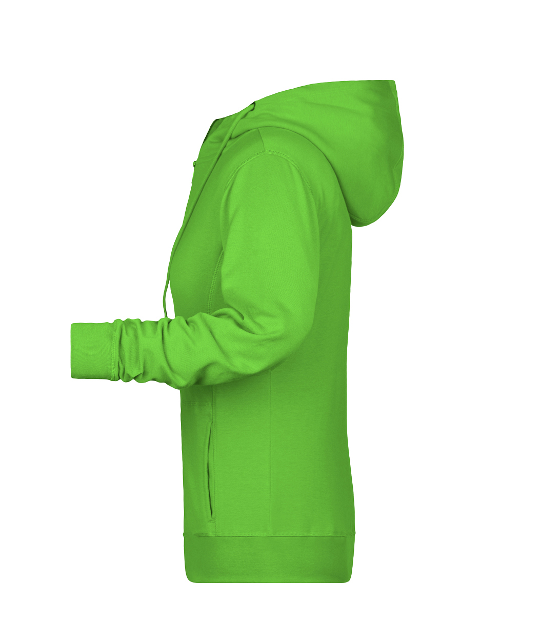 Ladies' Zip Hoody OCS Blended & RCS "8025" in Lime-Green, Größe 3XL - Daiber