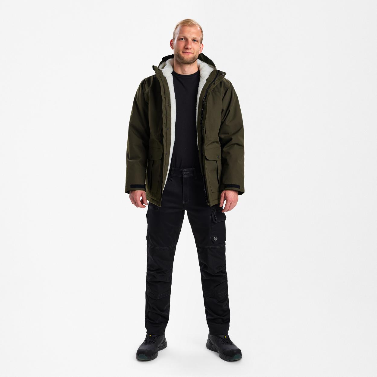 ENGEL Extend Winterjacke in Forest Green, Größe XS