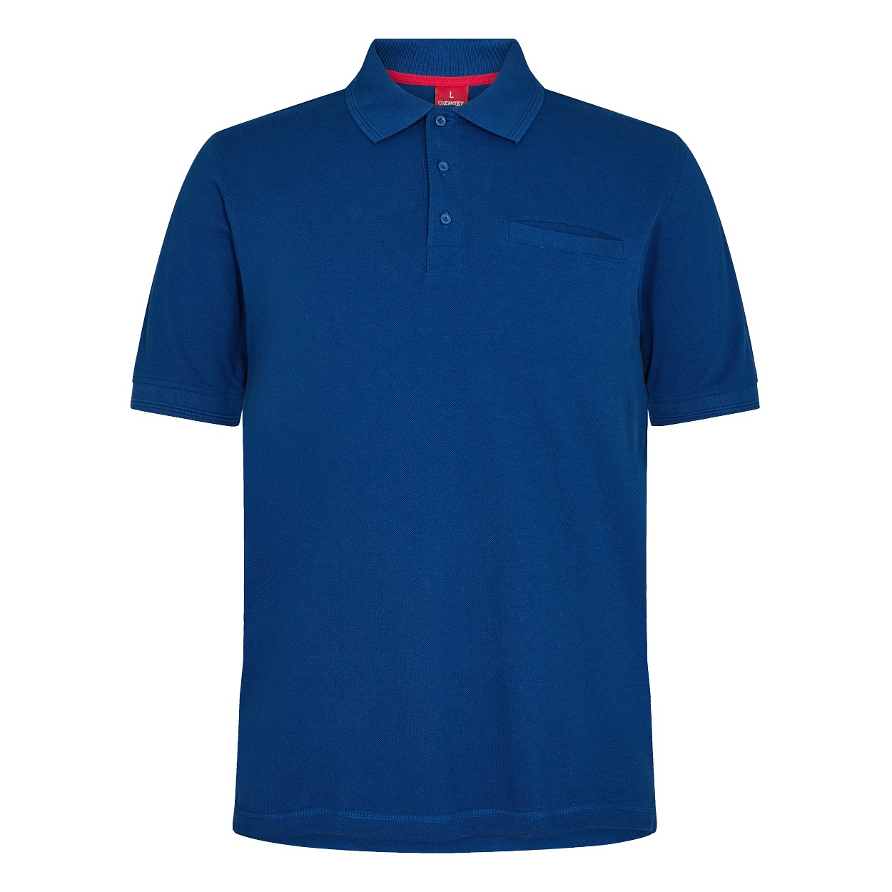 ENGEL Extend Poloshirt mit Brusttasche in Surfer Blue, Größe XS