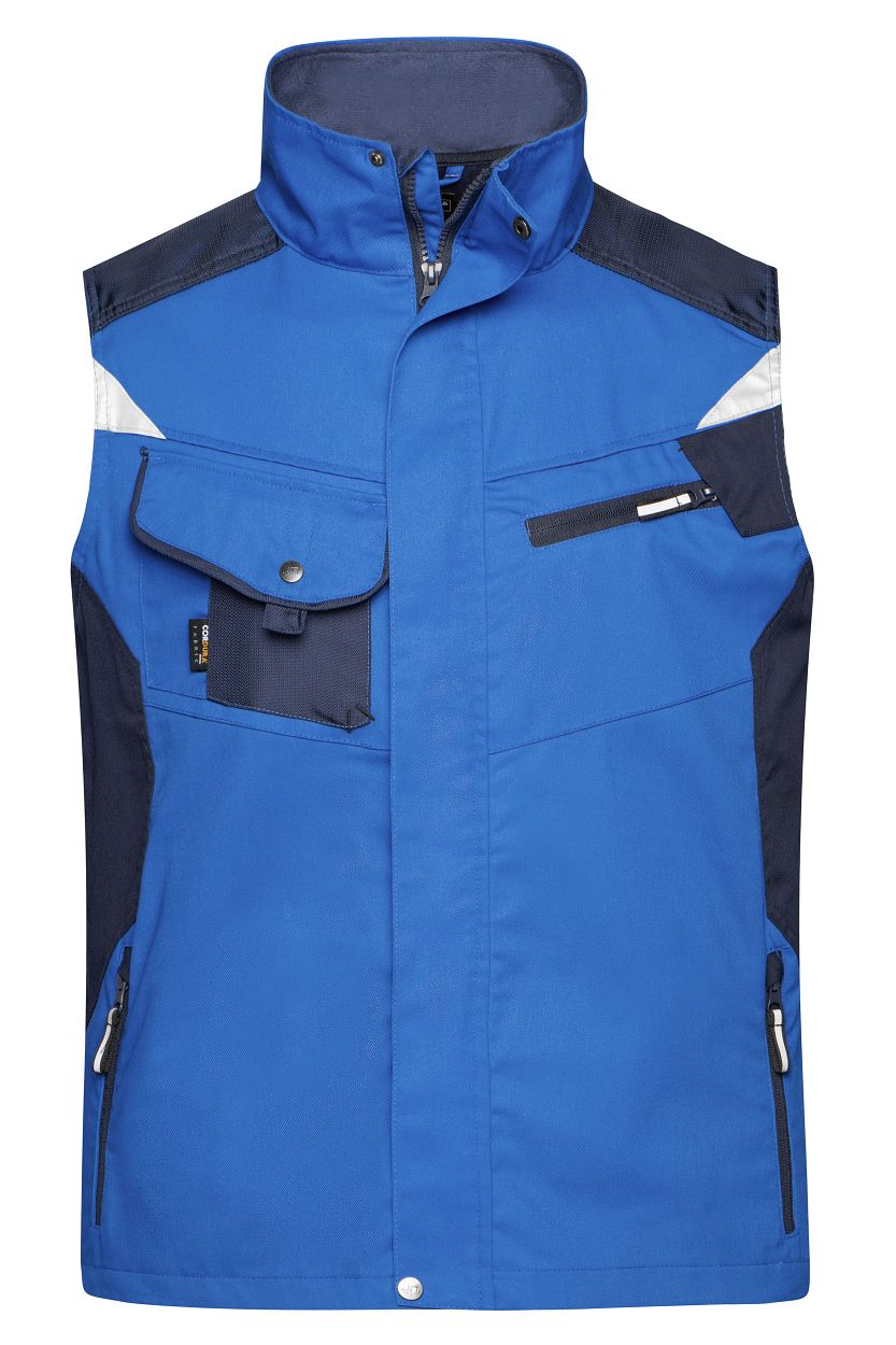 Workwear Vest - STRONG - "JN822" in Royal/Navy, Größe 6XL - Daiber
