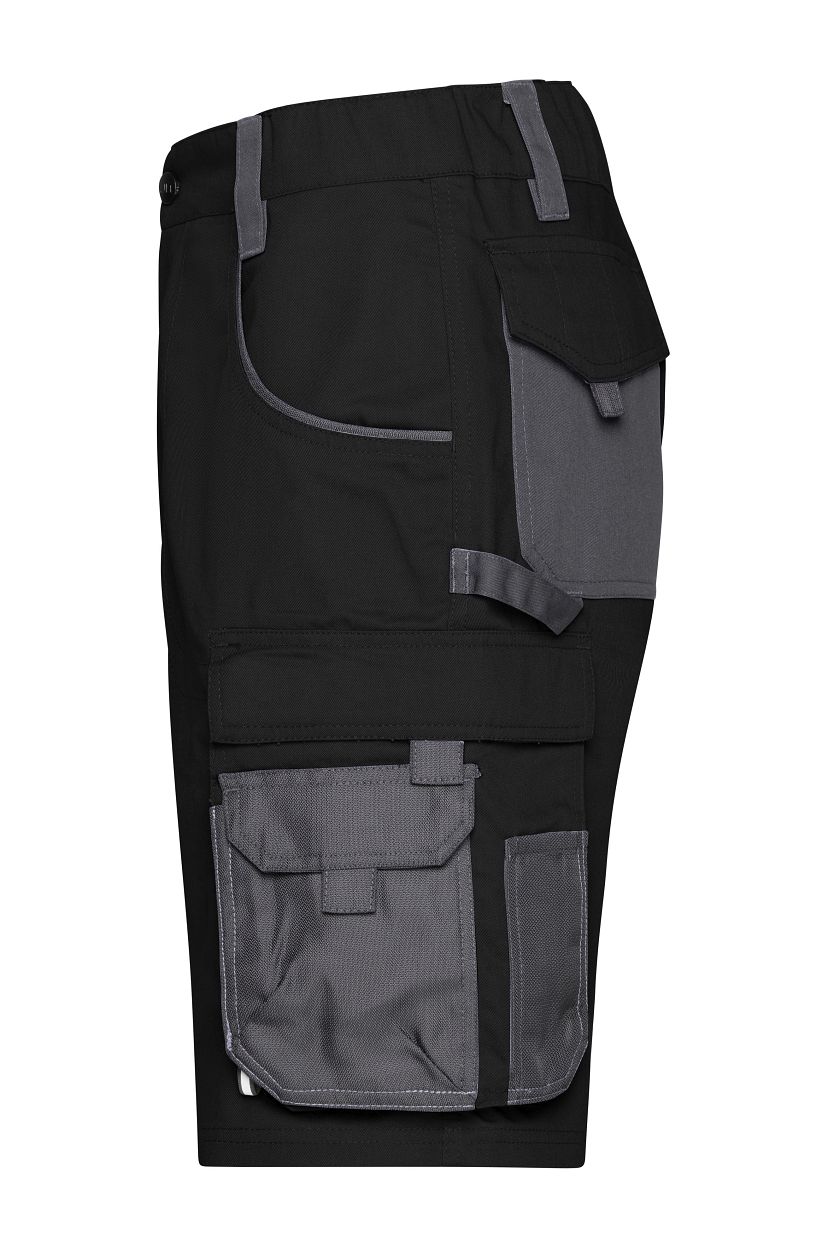 Workwear Bermudas - STRONG - "JN835" in Black/Carbon, Größe 62 - Daiber