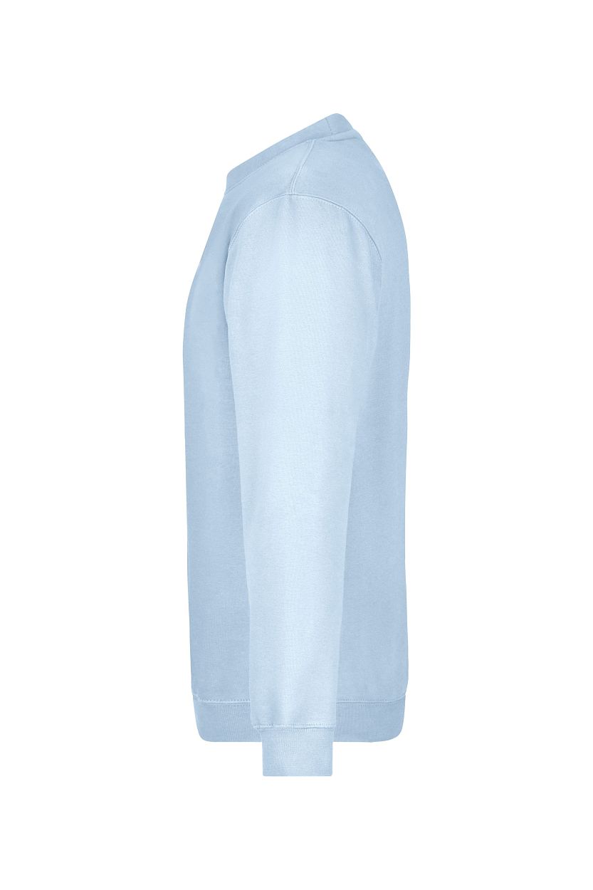 Round-Sweat Heavy "JN040" in Light-Blue, Größe 5XL - Daiber