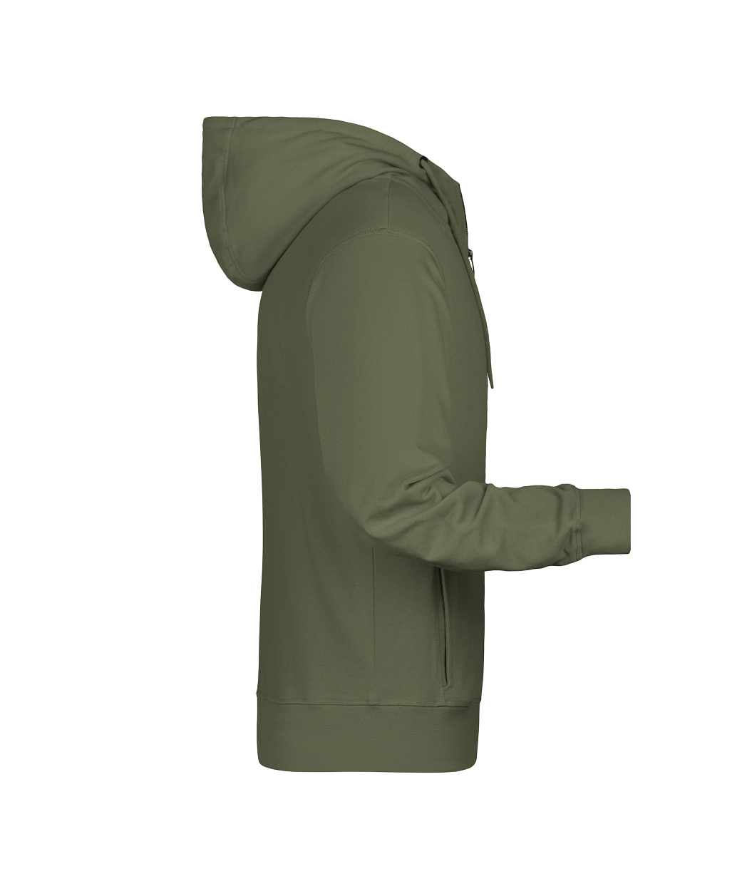 Men's Zip Hoody OCS Blended & RCS "8026" in Olive, Größe 5XL - Daiber