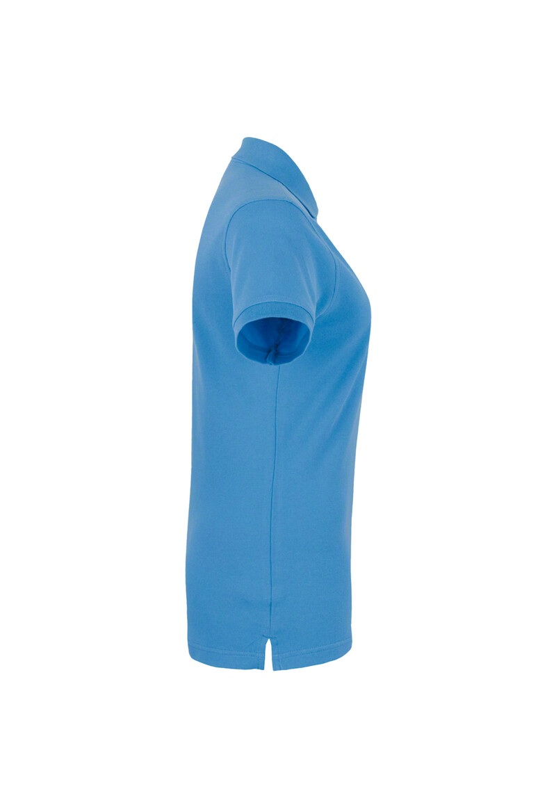 HAKRO 110 Damen Poloshirt Classic in Malibublau, Größe 3XL