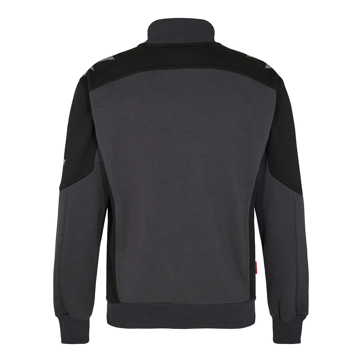 ENGEL Galaxy Sweatcardigan mit Kragen in Anthrazitgrau/Schwarz, Größe XS