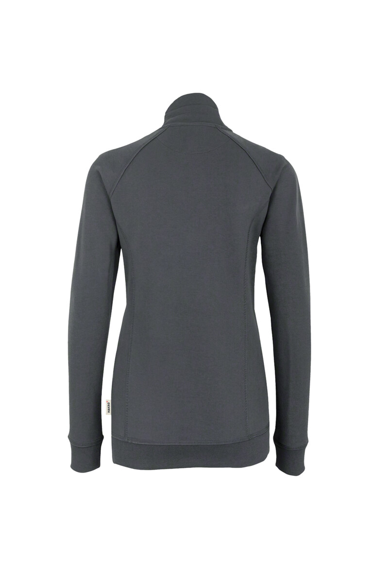 HAKRO 406 Damen Sweatjacke College in Anthrazit, Größe 3XL