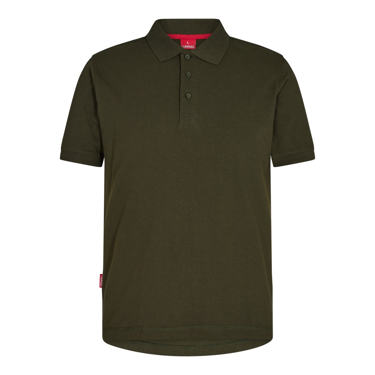 ENGEL Extend Poloshirt in Forest Green, Größe XS