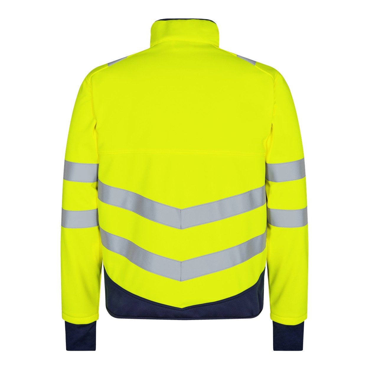 ENGEL Safety Softshelljacke in Gelb/Blue Ink, Größe XS