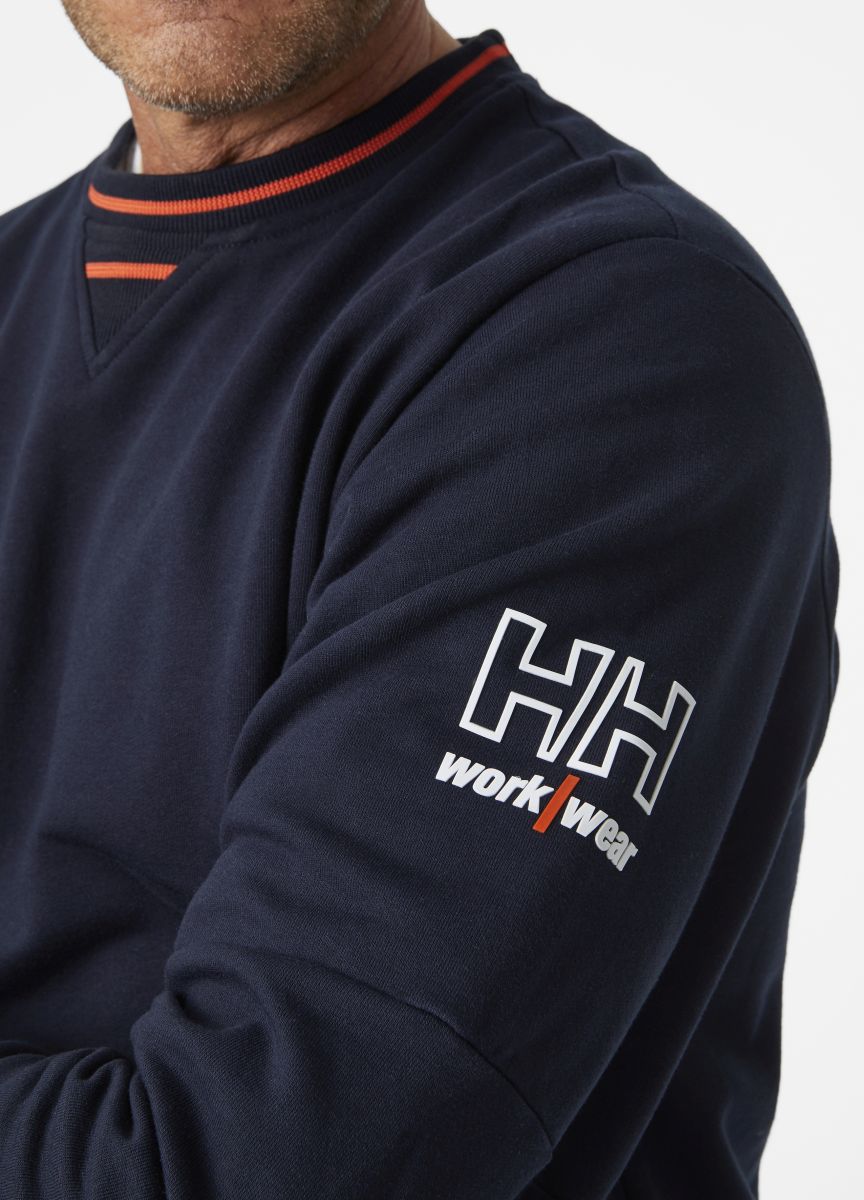 Sweatshirt Kensington in Navy, Gr. 4XL von Helly Hansen Workwear