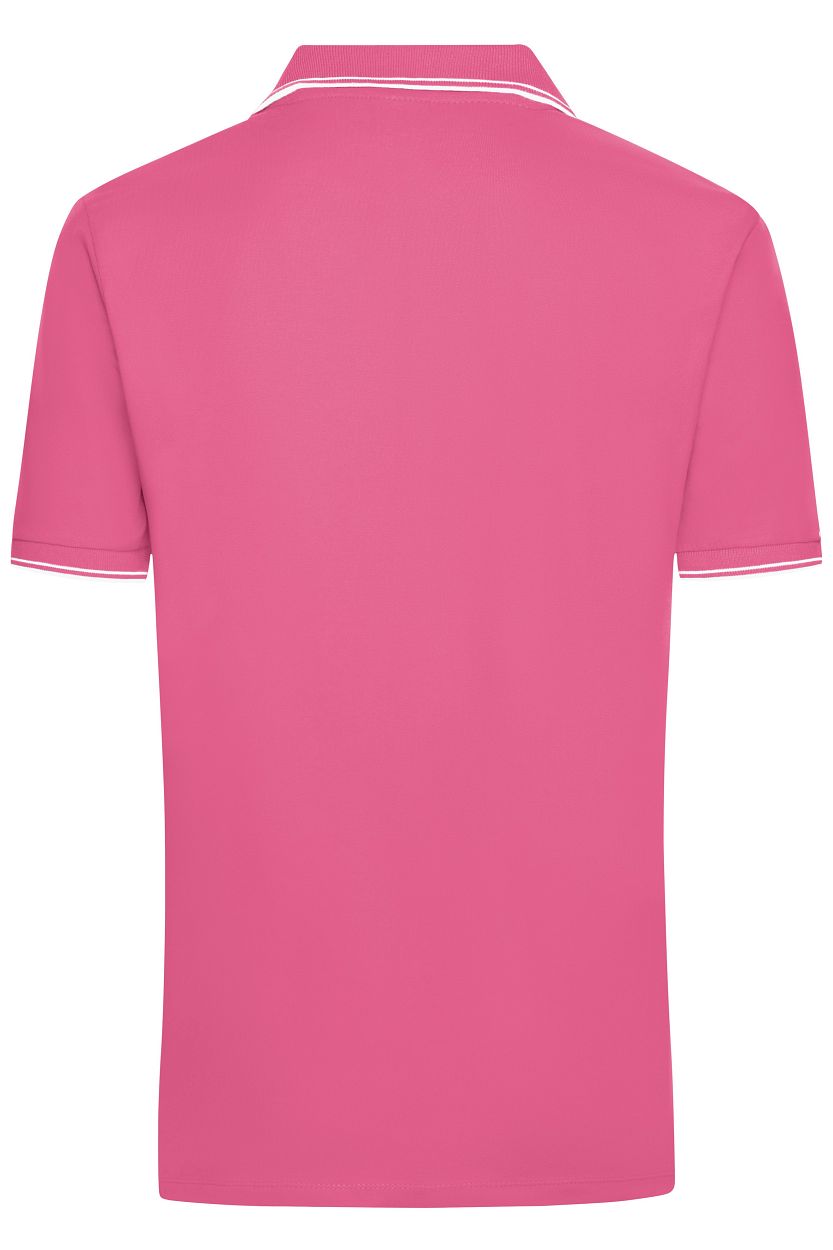 Men's Polo "JN986" in Pink/White, Größe 3XL - Daiber