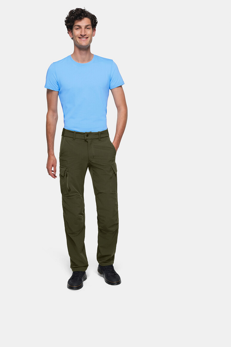 HAKRO 745S Cargo Funktionshose X Stretch "kurz" in olive, Größe 6XL