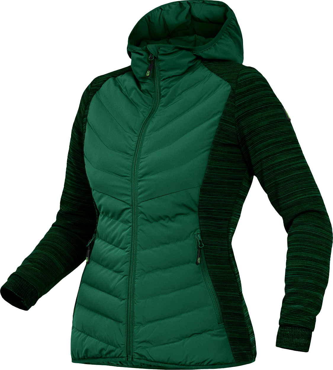 Damen-Hybridjacke CADHYJ01 Casual Line in Grün, Gr. 52 von Leibwächter