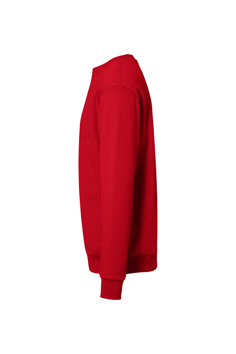 HAKRO 570 Sweatshirt Bio-Baumwolle GOTS in Rot, Größe 6XL