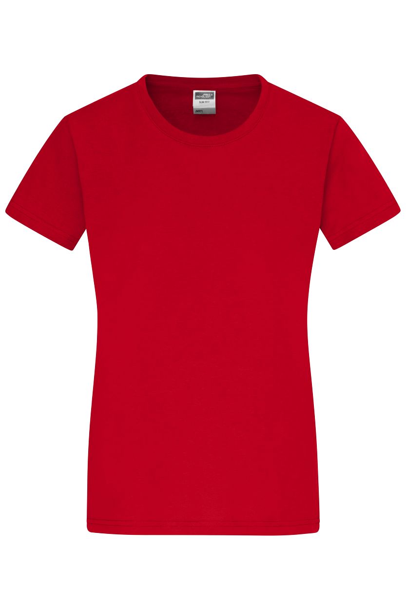 Ladies' Slim Fit-T "JN971" in Red, Größe 2XL - Daiber