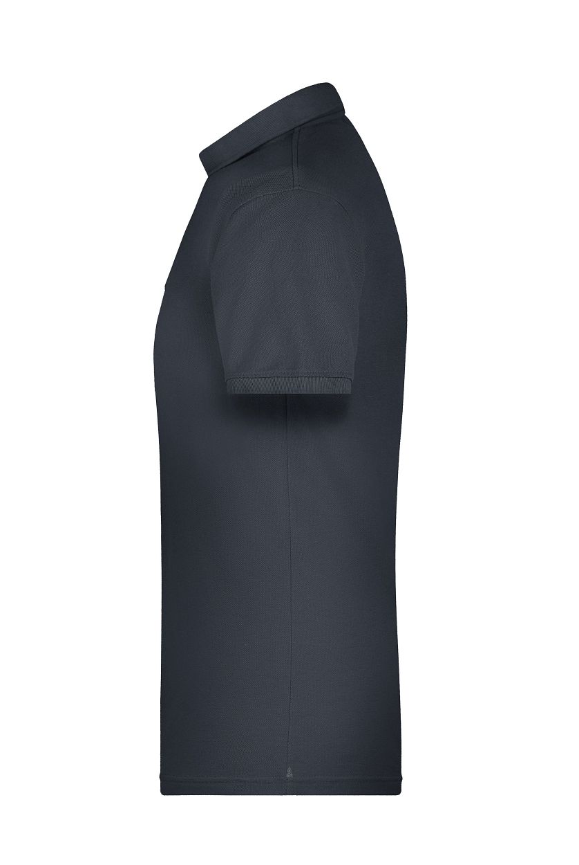 Men's ORGANIC Workwear Polo OCS Blended "JN874" in Carbon, Größe 6XL - Daiber