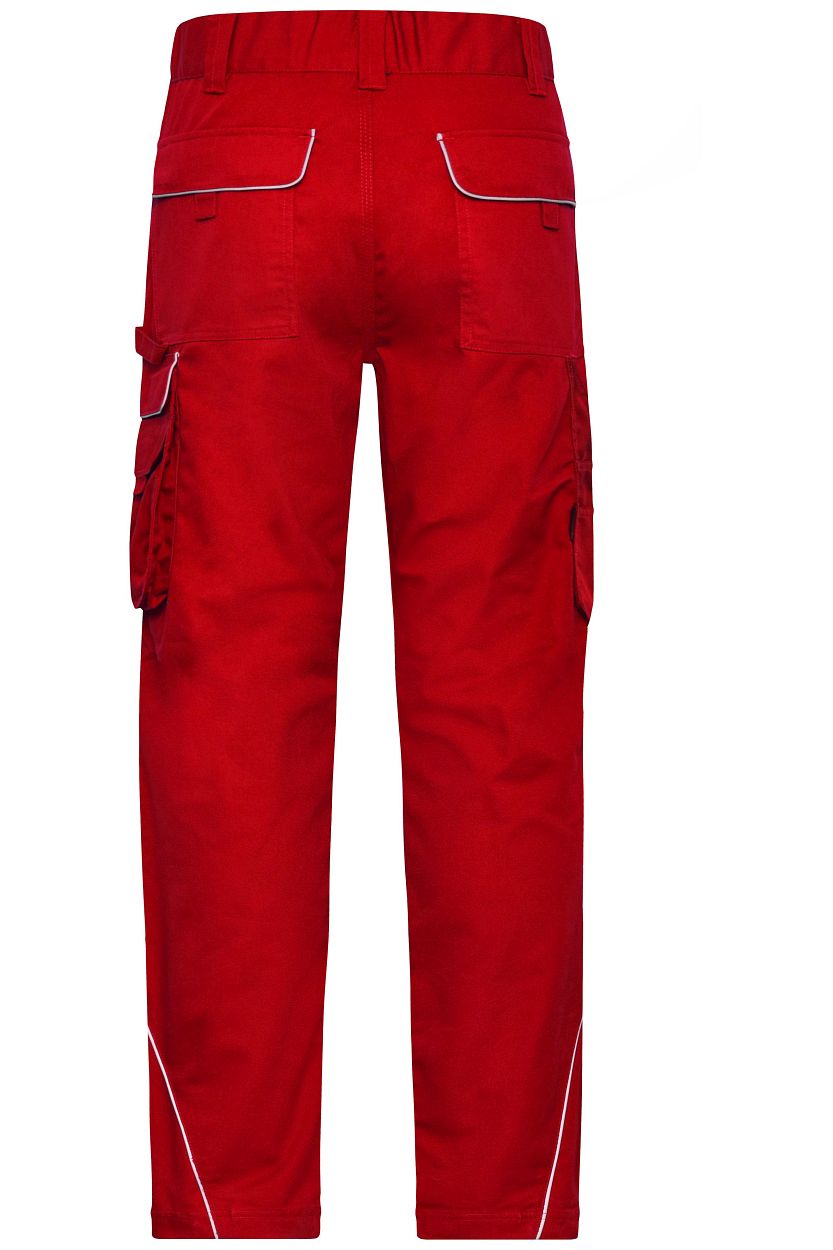 Workwear Pants - SOLID - "JN878" in Red, Größe 110 - Daiber