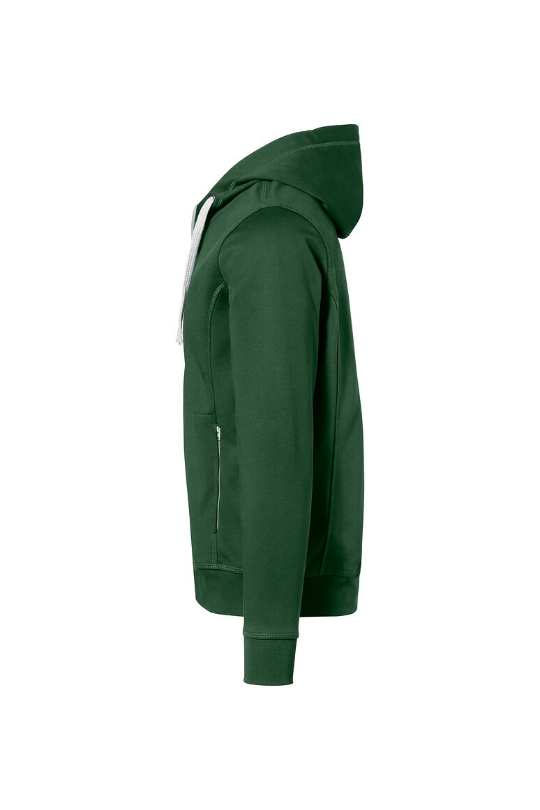 HAKRO 455 Kapuzenjacke Bonded ECO in tanne/silber, Größe 3XL