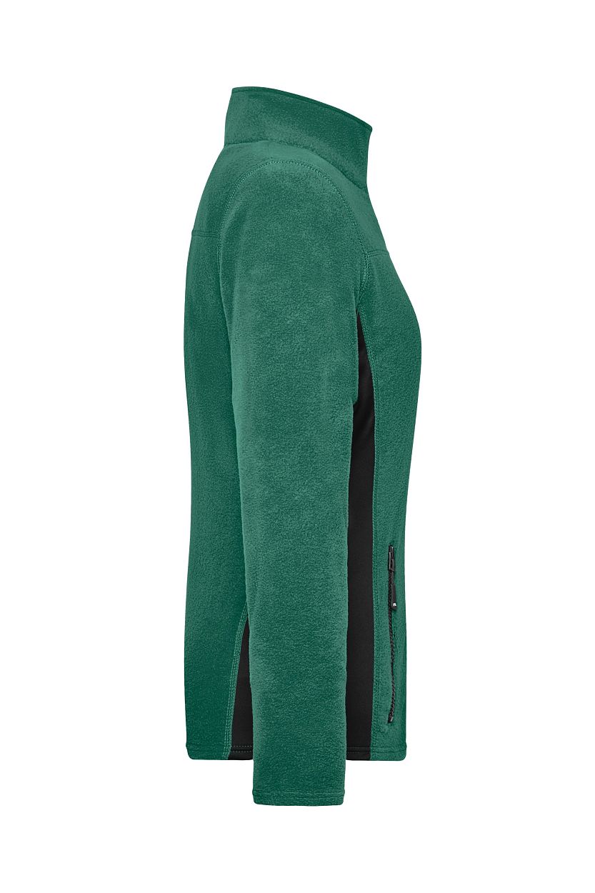 Ladies' Workwear Fleece Jacket - STRONG - "JN841" in Dark-Green/Black, Größe 4XL - Daiber