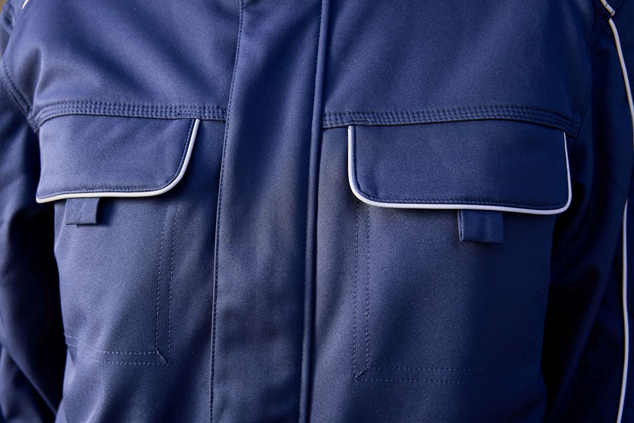 Workwear Softshell Padded Jacket - SOLID - "JN886" in Red, Größe 6XL - Daiber