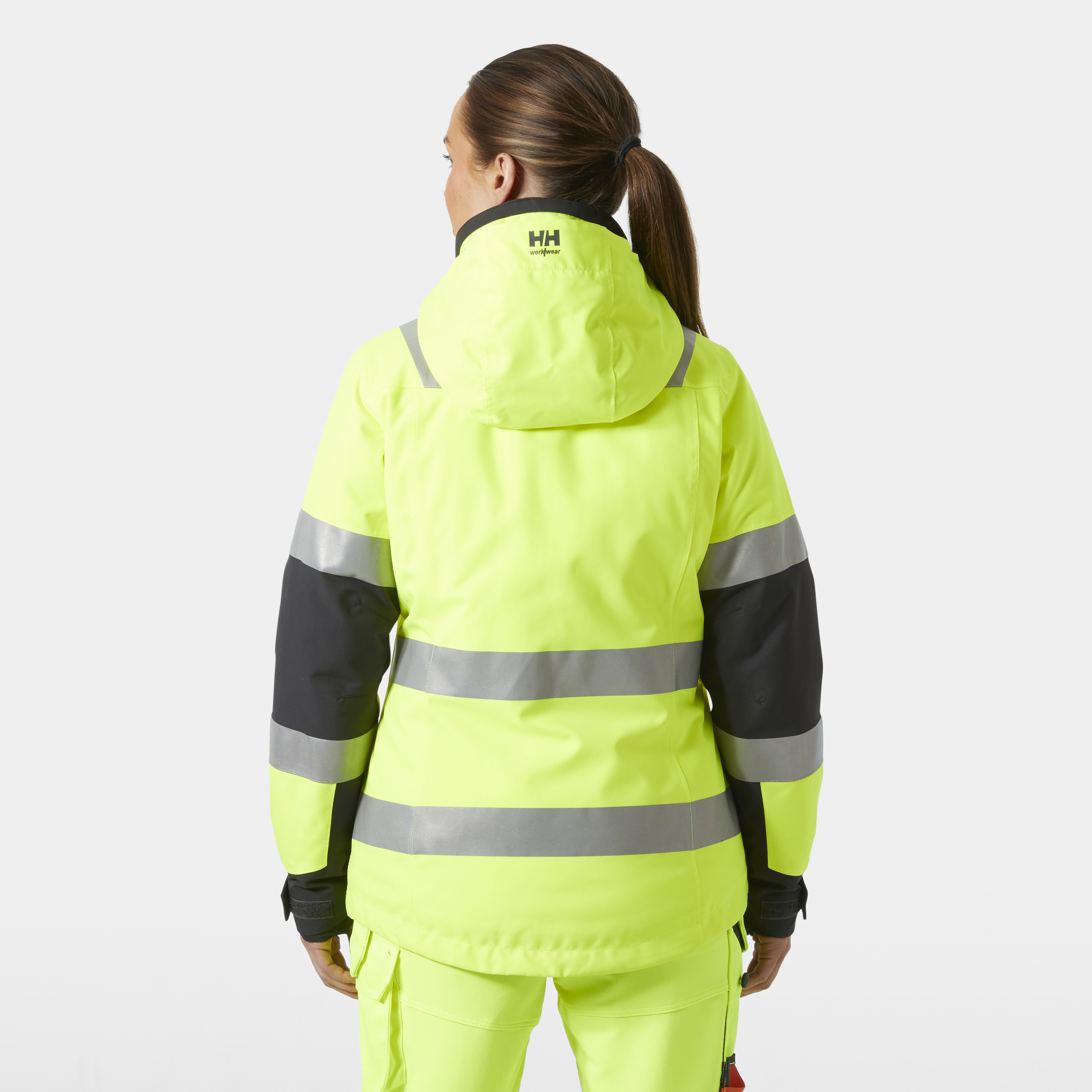 Damen "ALNA 2.0" Winterjacke in Yellow, Größe 3XL von Helly Hansen Workwear