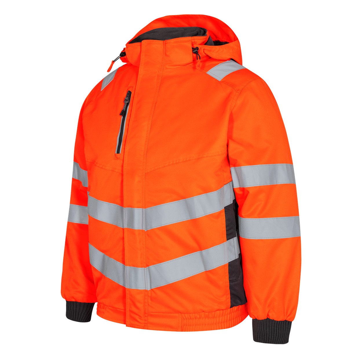 ENGEL Safety Pilotjacke in Orange/Anthrazit Grau, Größe 2XL