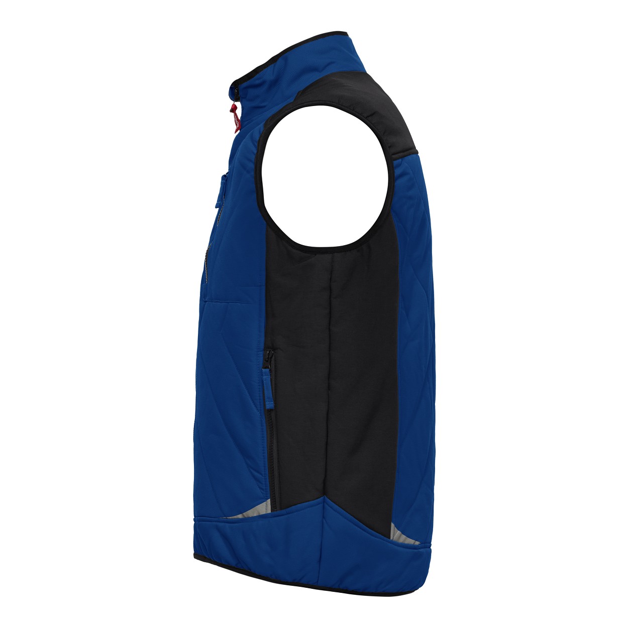 ENGEL Galaxy Stepp-Winterweste in Surfer Blue/Schwarz, Größe XS