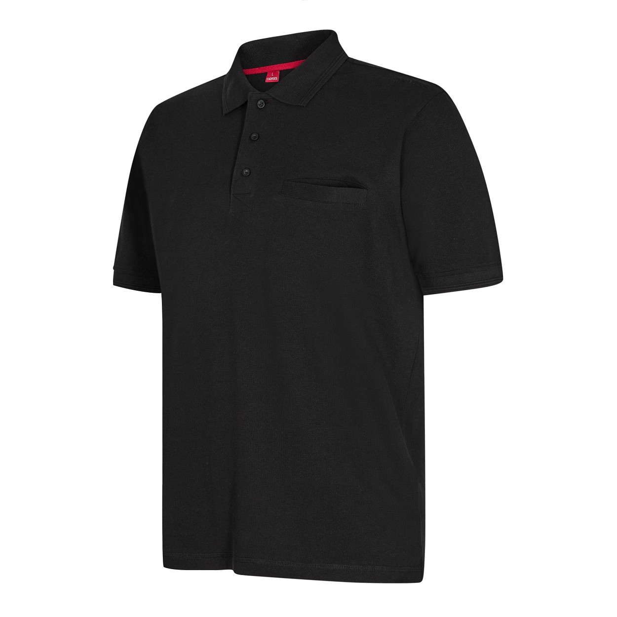 ENGEL Extend Poloshirt mit Brusttasche in Schwarz, Größe XS
