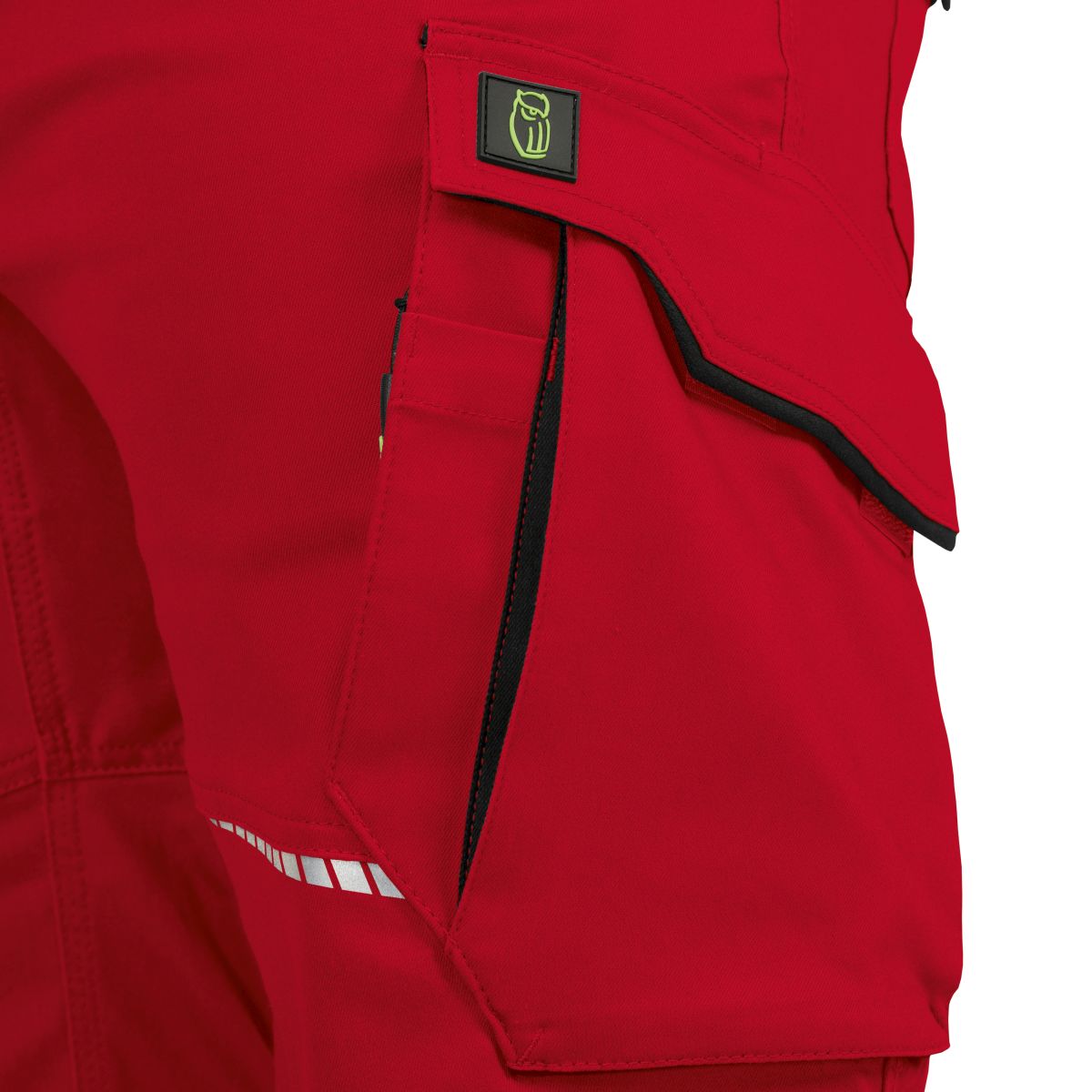 Herren-Shorts Flex Line Rot/Schwarz FLEXK, Gr. 42 von Leibwächter Latzhose Flex Line Rot/Schwarz FLEXL, Gr. 98 von Leibwächter