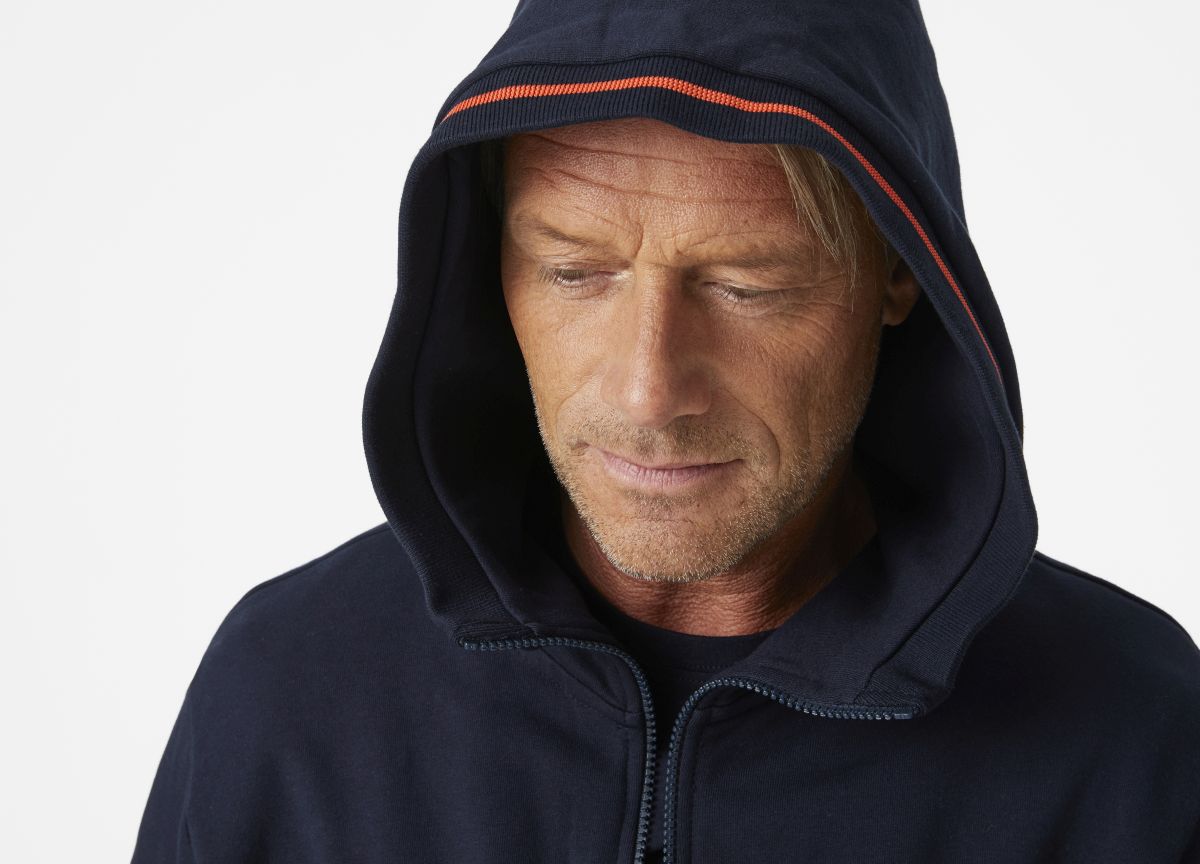 Zip Hoodie Kensington in Navy, Gr. 4XL von Helly Hansen Workwear