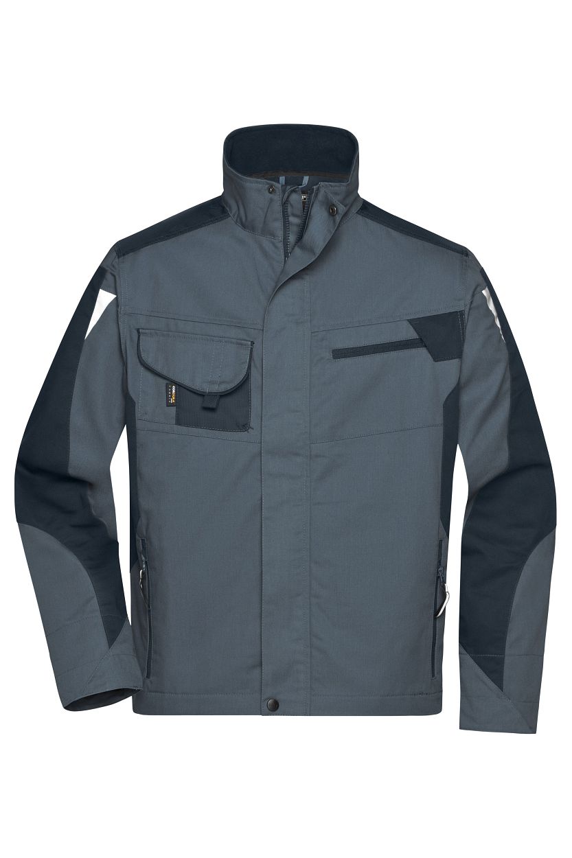 Workwear Jacket - STRONG - "JN821" in Carbon/Black, Größe 6XL - Daiber