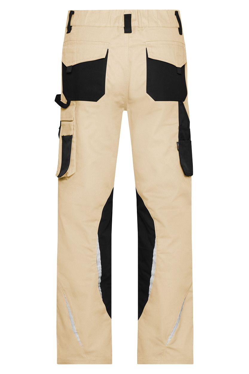 Workwear Pants - STRONG - "JN832" in Stone/Black, Größe 110 - Daiber