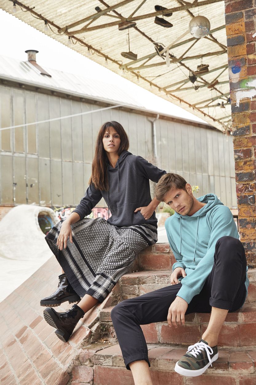 Men's Hoody OCS Blended & RCS "8024" in Wine, Größe 5XL - Daiber