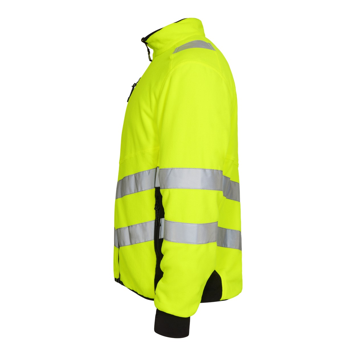 ENGEL Safety Fleecejacke in Gelb/Schwarz, Größe XS