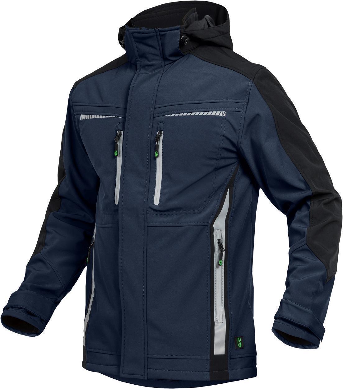 Softshelljacke Flex Line Marine/Schwarz FLEXS, Gr. 2XL von Leibwächter