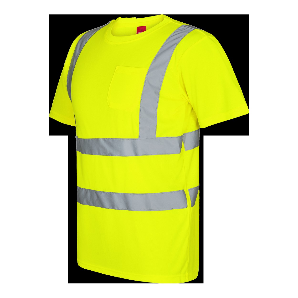 ENGEL Safety T-Shirt mit Brusttasche in Gelb, Größe XS