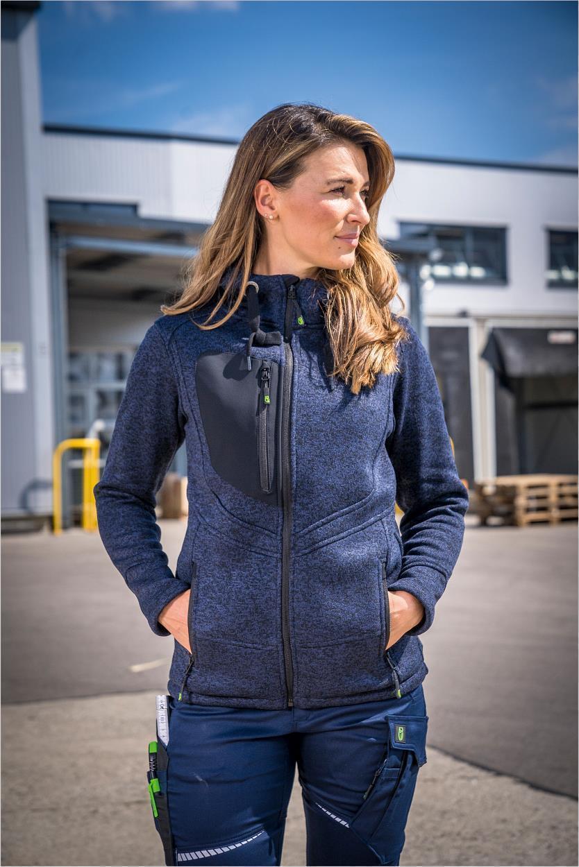 Strickjacke Casual Line Unisex Marine CASTJ, Gr. 2XL von Leibwächter