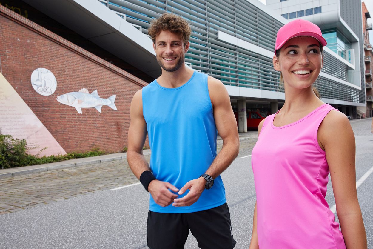 Ladies' Active Tanktop "JN737" in White, Größe 2XL - Daiber