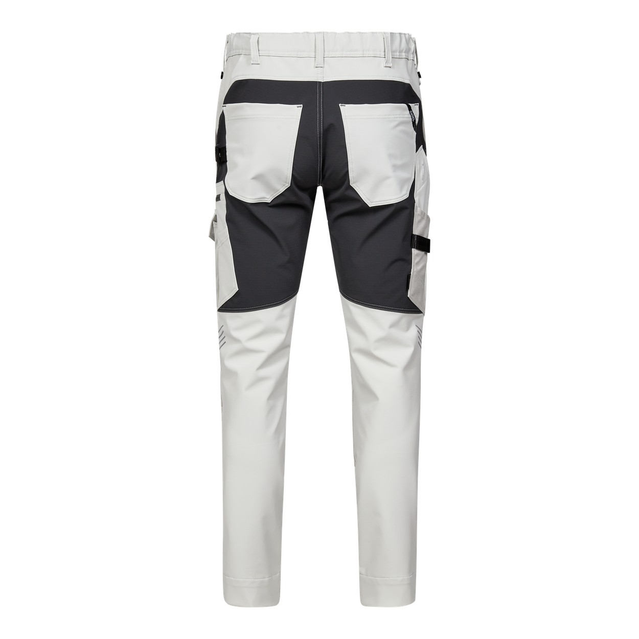ENGEL Entire Arbeitshose mit 4-Wege-Stretch in Bone White / Anthracite Grey, Größe 26