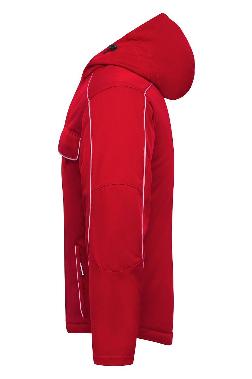 Workwear Softshell Padded Jacket - SOLID - "JN886" in Red, Größe 6XL - Daiber